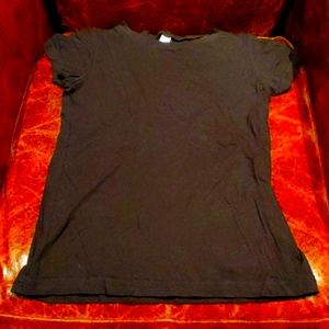 NWOT J Crew Black Cap Sleeve T-Shirt